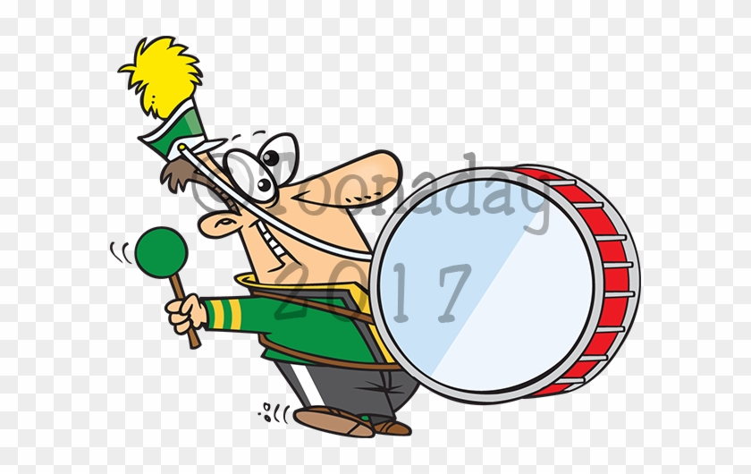 Banddrum-600x450 - Clip Art Marching Band Bass Drum #1697961