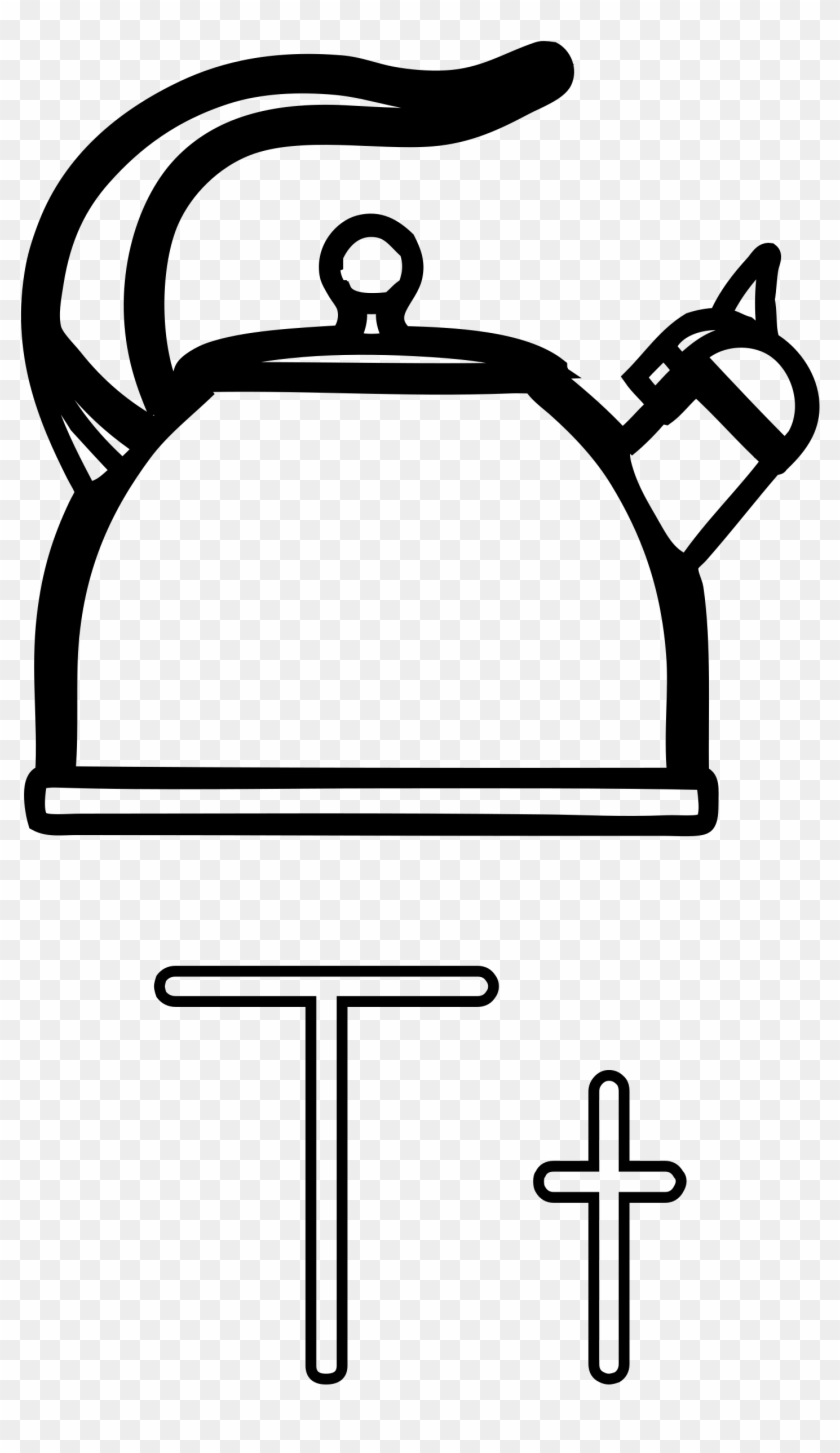 Teapot Clipart Coloring Book - Kettle Coloring Page #1698009