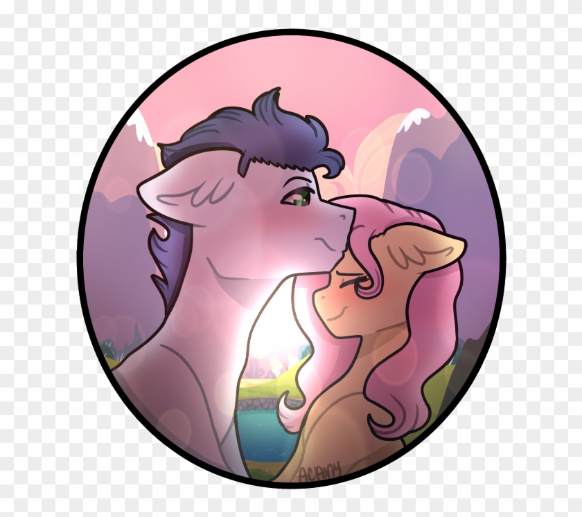 Artist Artistcoolpony Backlighting Blushing Bust Uploaded - Cartoon #1698149