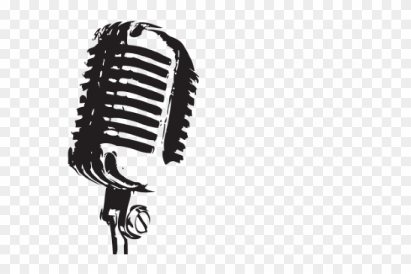 Mic Clipart Old Timey - Transparent Background Mic Png #1698270