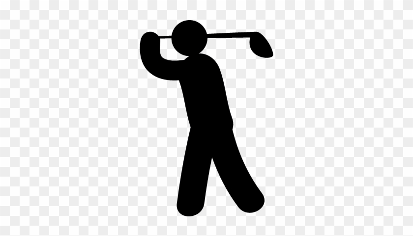 Golf Player Vector - Icono Golf #1698403