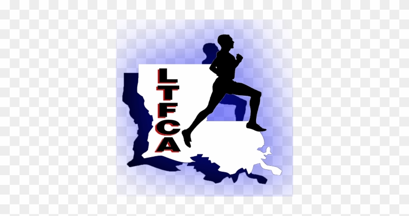 Louisiana Track And Field Coaches Association - Silhouette #1698412