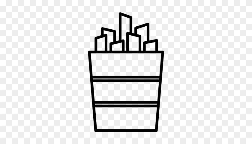 French Fries Box Vector - Icon #1698503