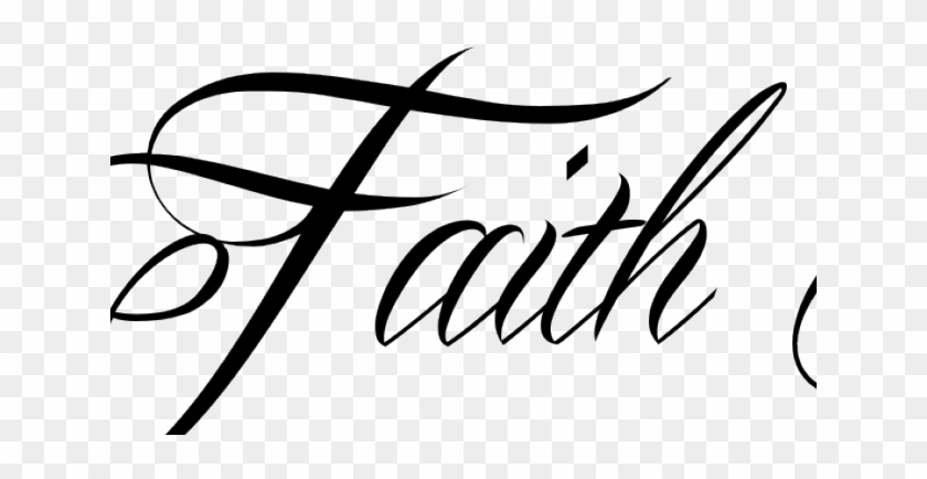 Love Tattoo Clipart Love Faith God - Calligraphy #1698519