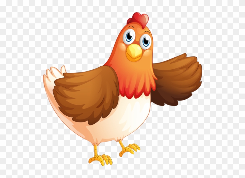 Hen Clipart Orange - Clipart Hen And Chick #1698568