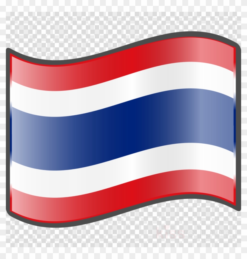 Thailand Flag Transparent Clipart Flag Of Thailand - Thailand Flag Clip Art #1698628