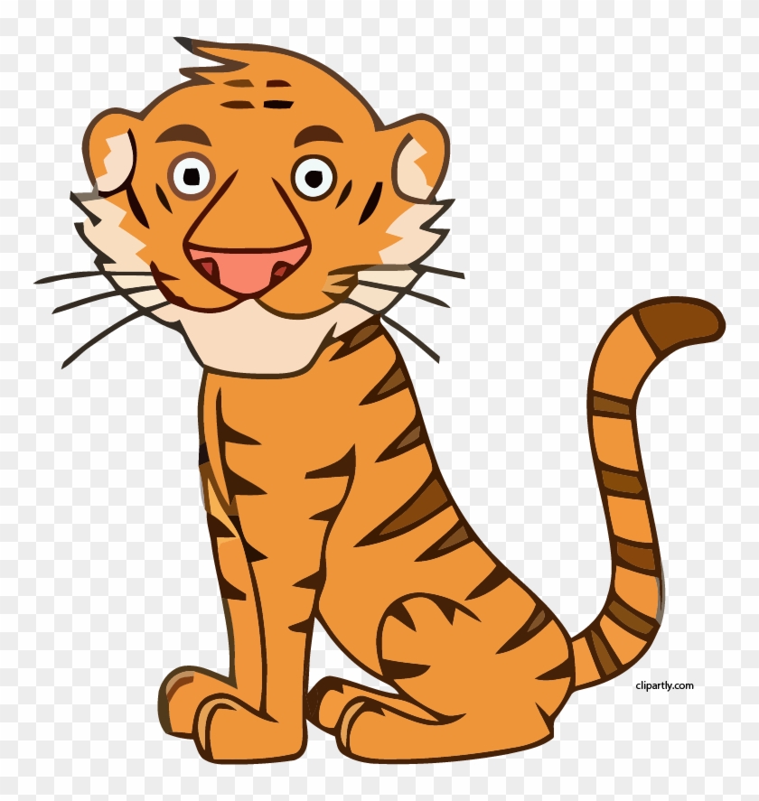 Tiger Clipart Png - Animated Animals #1698854