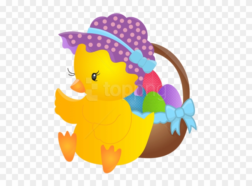 Free Png Download Cute Easter Chicken Png Images Background - Easter Chicken Hat Transparent #1699002