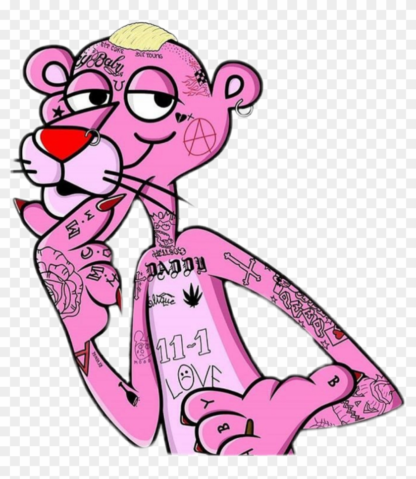 Peep Sticker - Pink Panther Lil Peep #1699051