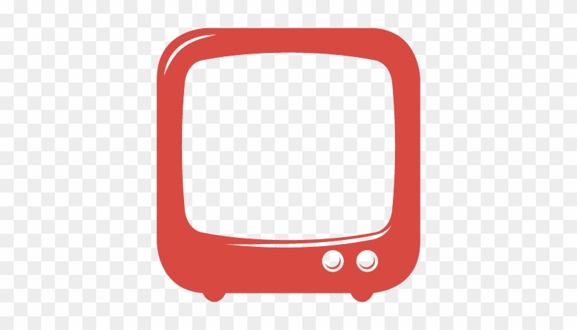 Tv Clipart Red - Square Tv Clip Art #1699056