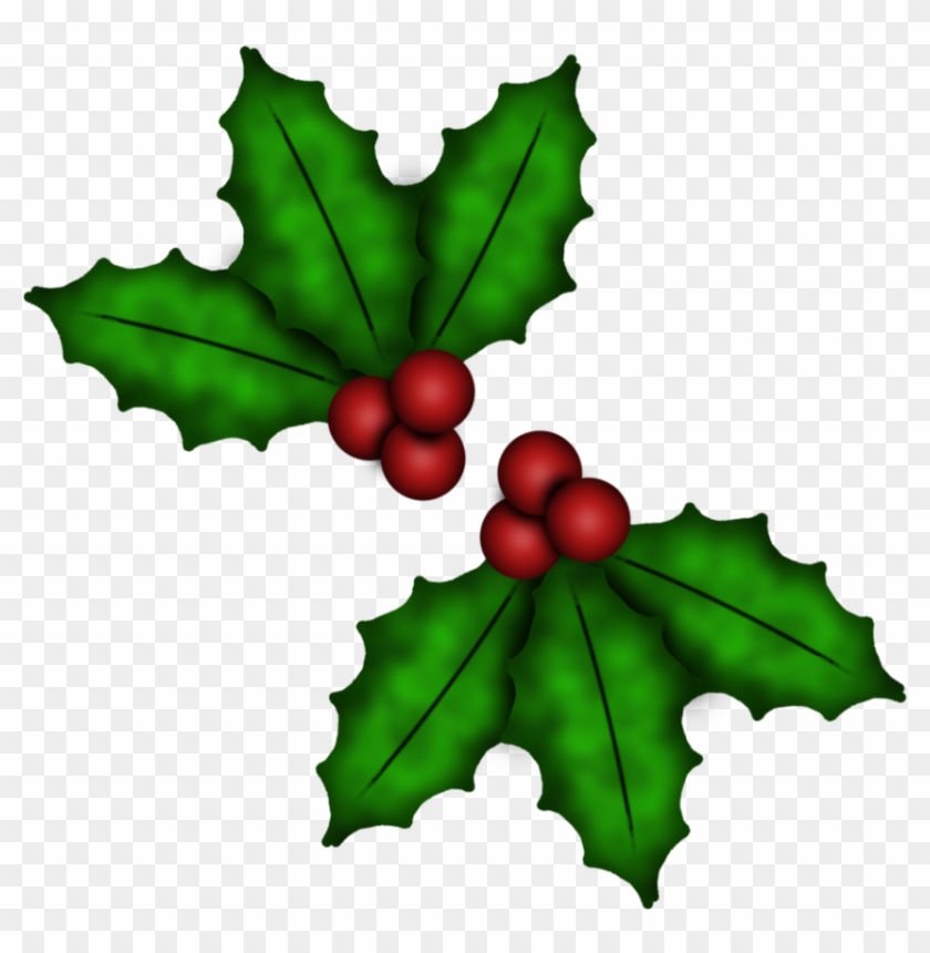 Holly Berries Png - Hojas De Parra De Navidad #1699069