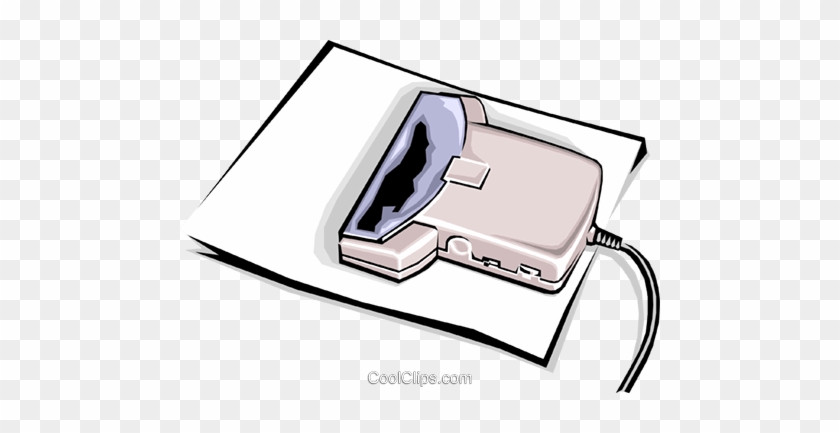 Hand Scanner Royalty Free Vector Clip Art Illustration - Input And Output Devices #1699096