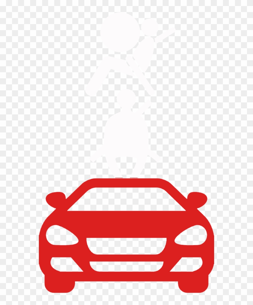 24 Hour Return - Black Car Vector Icon #1699243