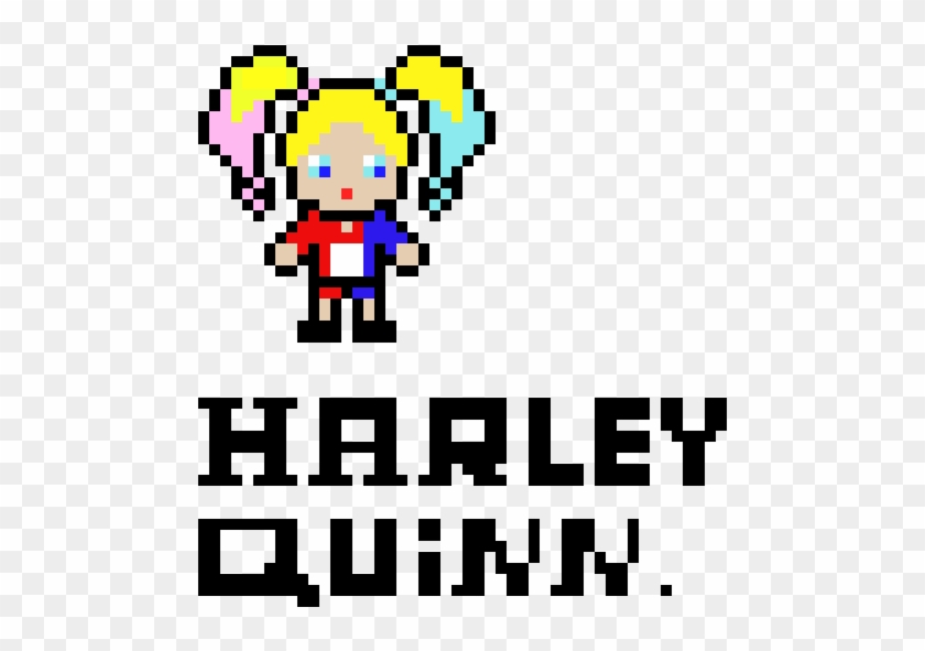 Harley Quinn-rafael Liñero - Pixel Art Minecraft Jedzenie #1699327