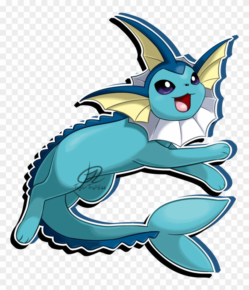 Svg Free Library Pokemon Tower Defense Legacy Wikia - Pokemon Vaporeon Fanart #1699333