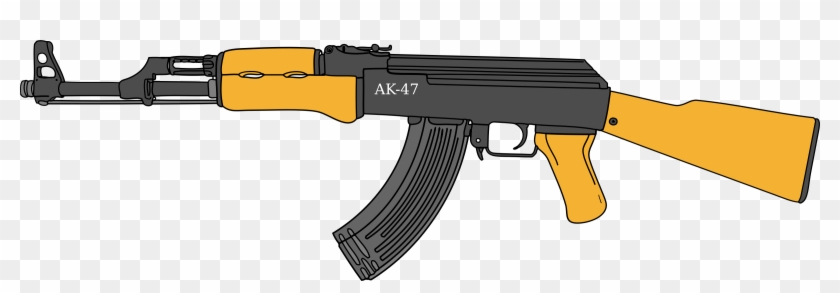 Ak 47 Gun Clipart #1699446