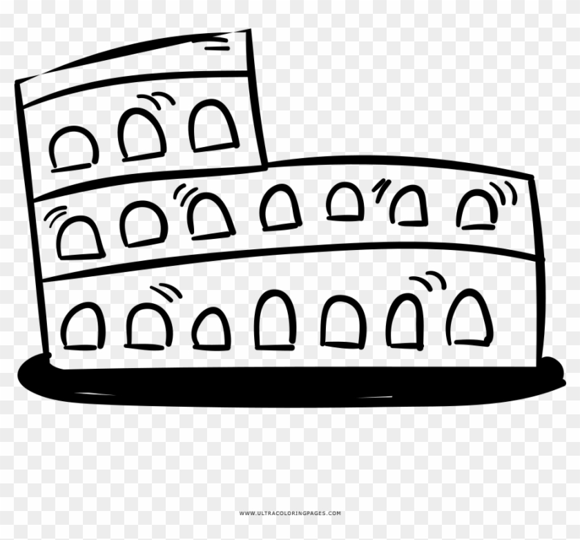 Colosseum Coloring Page - Colosseum Coloring Page #1699483