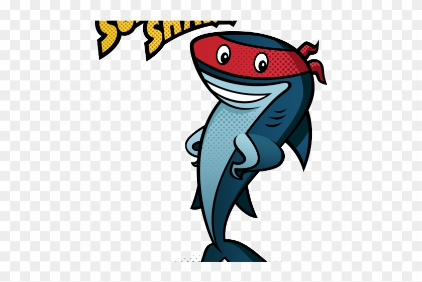 Masks Clipart Shark - Cartoon #1699528