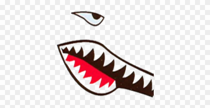 Shark Teeth Decal Transparent #1699530