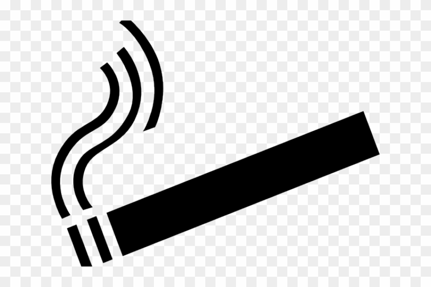 Cigarette Clipart Lit - Cartoon Cigarette #1699594