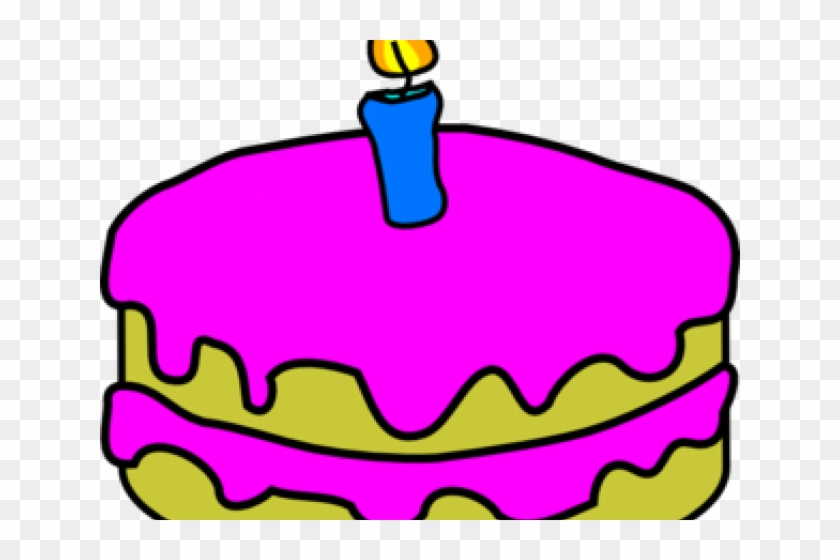 Birthday Candles Clipart Lit - Birthday Cake No Candles #1699602