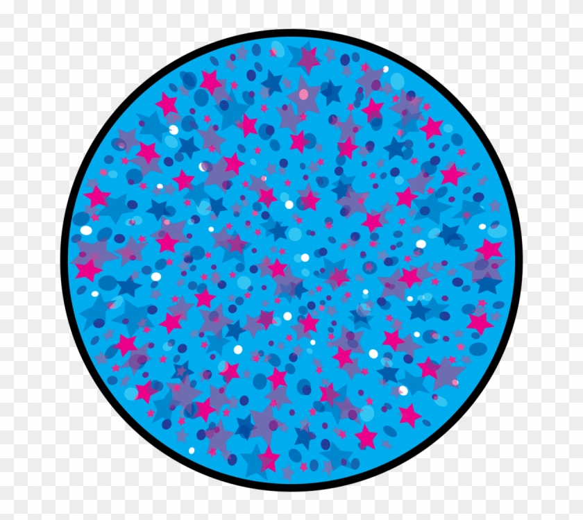 Confetti Starfield - Circle #1699699