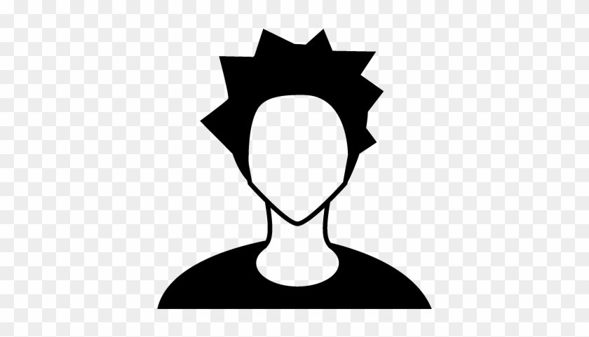 Punk Young Head Vector - Icon Teen Png #1699734