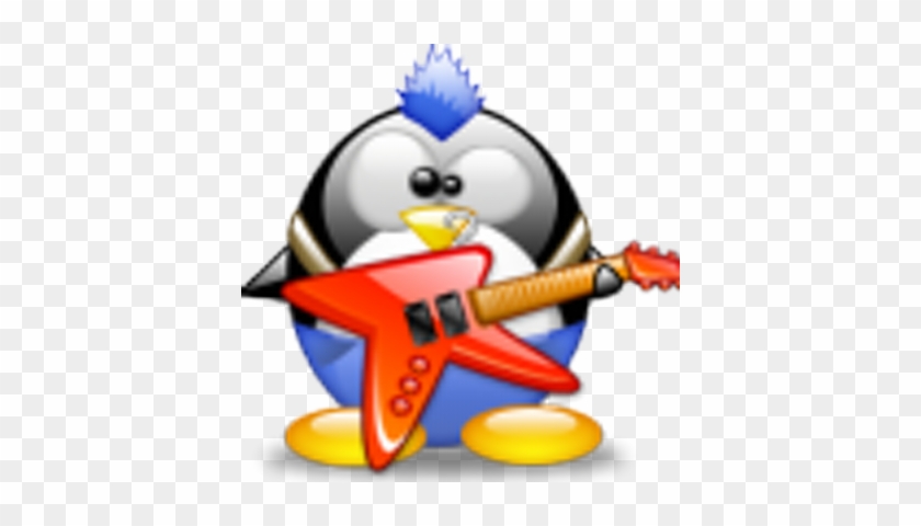 Punk Linux - Tux Angry #1699761