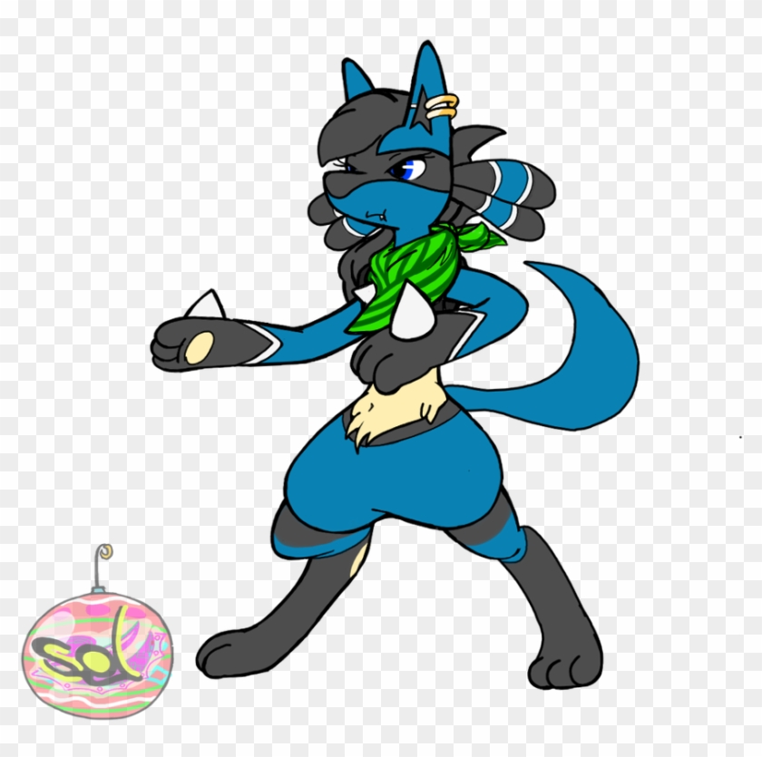 Pokemon Lucario Oc - Cartoon #1699812