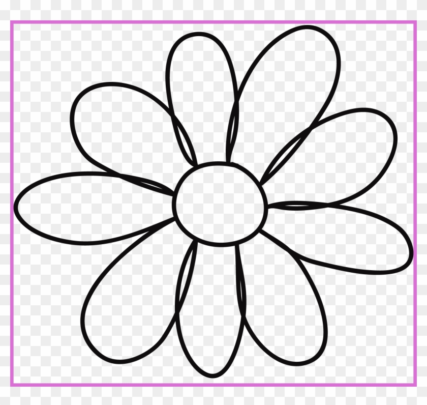 Best Flower Template Clipart - Things To Draw When Your #1699938