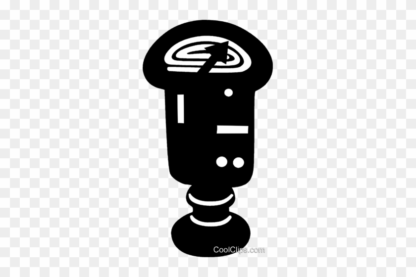 Parking Meter Royalty Free Vector Clip Art Illustration - Parking Meter Royalty Free Vector Clip Art Illustration #1700003