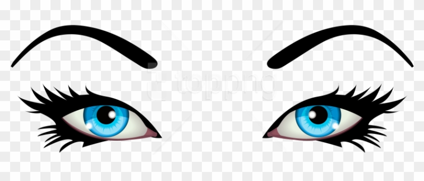 Free Png Download Blue Female Eyes Clipart Png Photo - Transparent Background Eyes Clipart #1700013