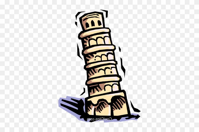 Leaning Tower Of Pisa Royalty Free Vector Clip Art - Leaning Tower Of Pisa Royalty Free Vector Clip Art #1700016