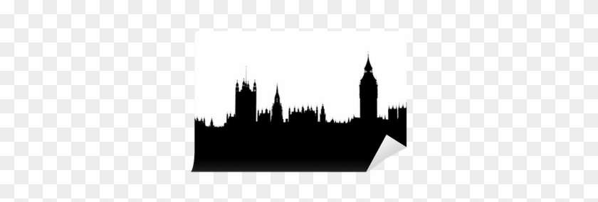 Silhouette Of London Houses Of Parliament Skyline Wall - Houses Of Parliament #1700048