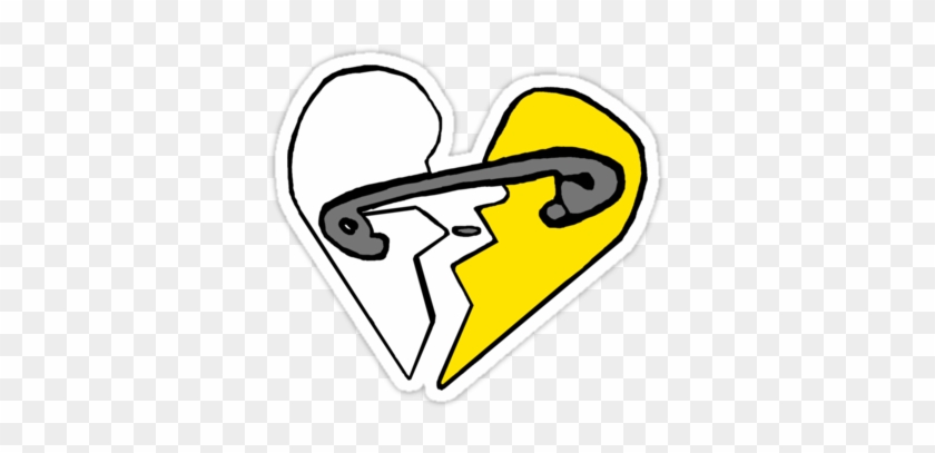 375 X 360 19 - Safety Pin 5sos Yellow #1700205