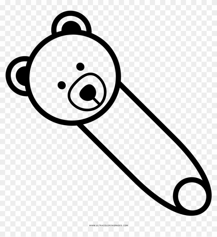 Safety Pin Coloring Page - Cartoon - Free Transparent PNG Clipart Images  Download