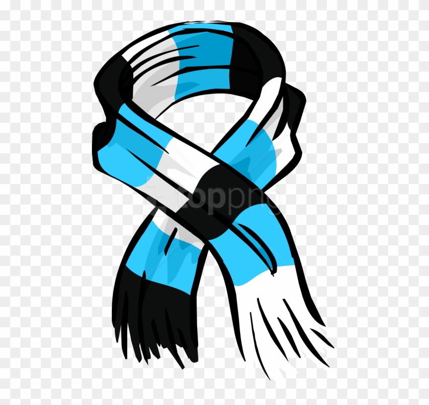 Free Png Download Blue Striped Scarf Clipart Png Photo - Club Penguin Blue Scarf #1700243