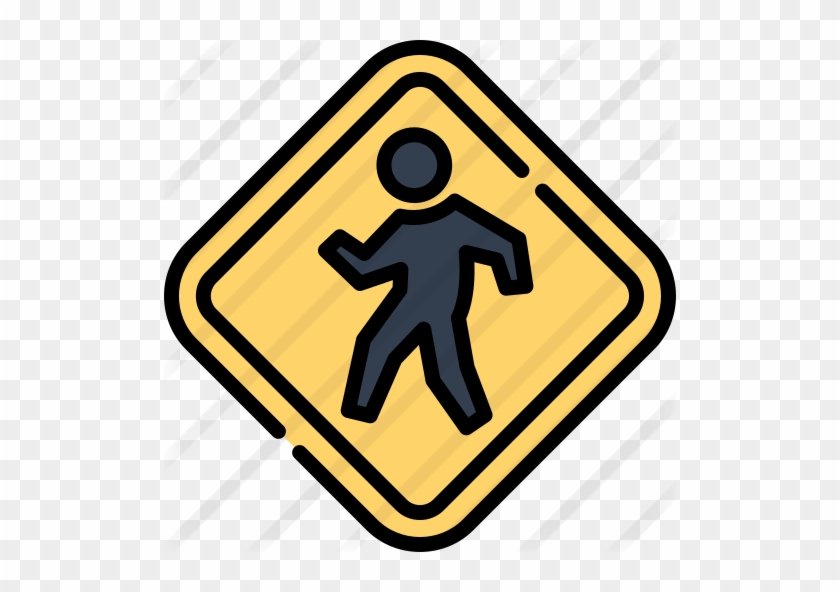 Crosswalk Free Icon - Traffic Sign #1700258
