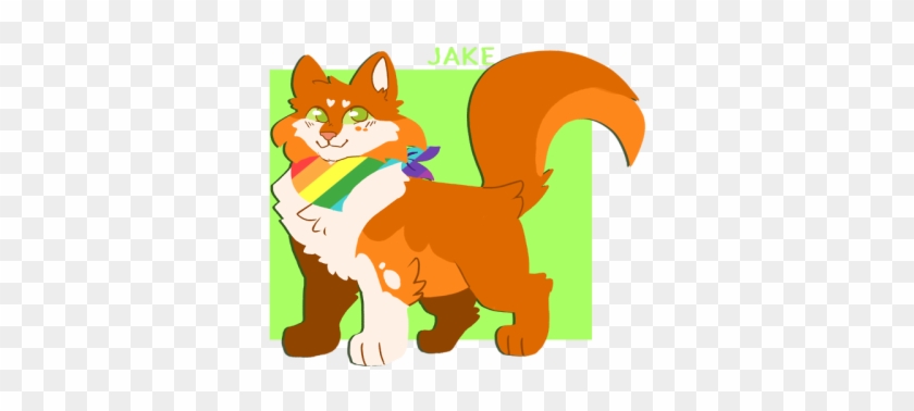 #he Says Gay Rights#jake#warrior Cats#wc#designs#kittypet - Cartoon #1700409