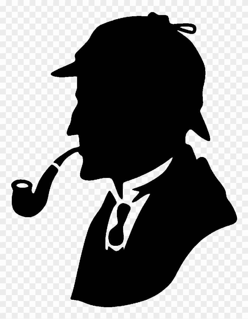 Sherlock Holmes Silhouette Free At Getdrawings - Png Sherlock Holmes Siluet #1700428
