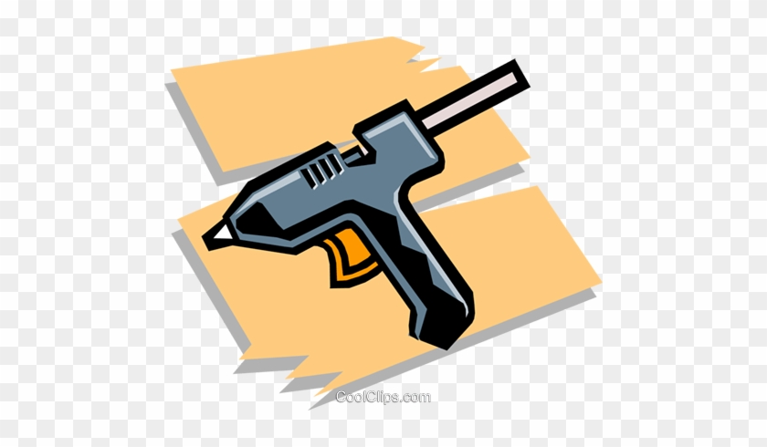 Glue Gun Royalty Free Vector Clip Art Illustration - Glue Gun Royalty Free Vector Clip Art Illustration #1700464