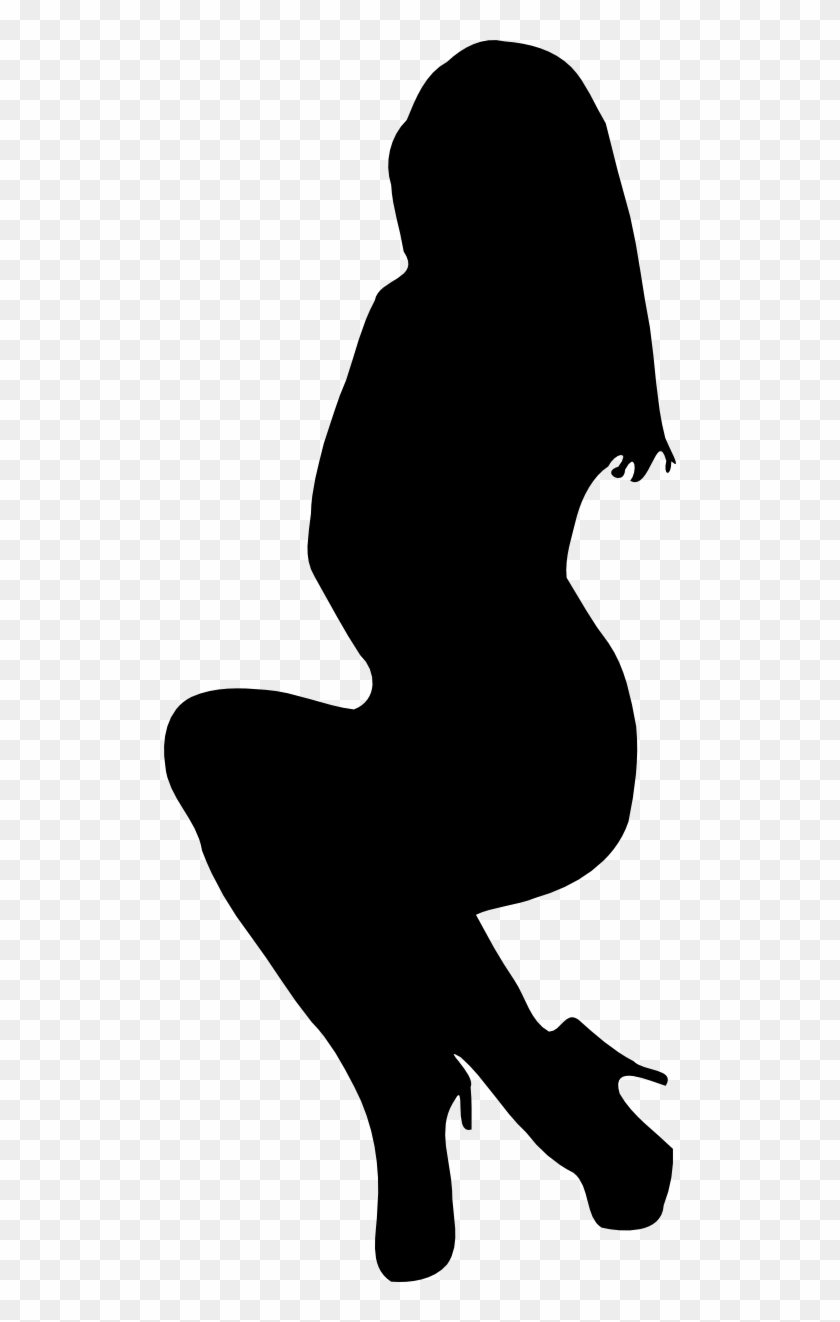 Clipart Woman Silhouette 27 1cdc - Silhouette #1700614