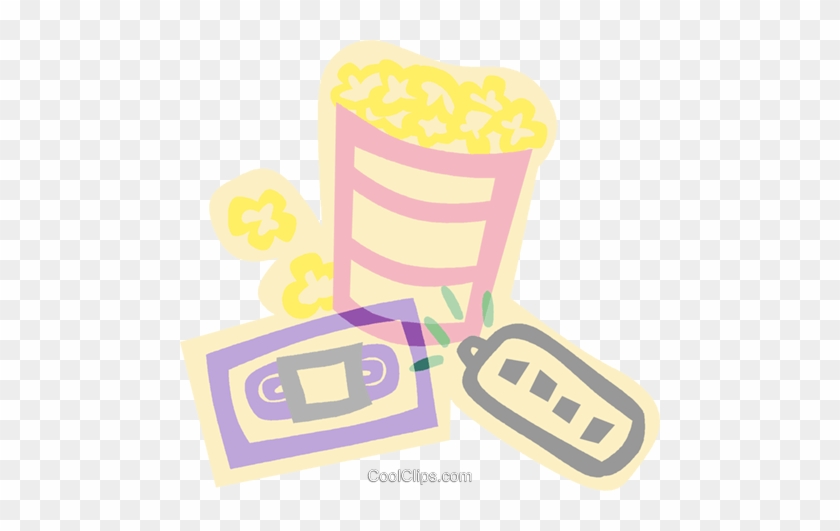 Decorative Symbol, Video Time, Popcorn Royalty Free - Illustration #1700634