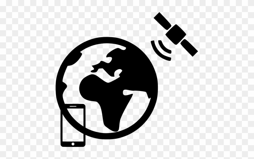 Track With Smartphone Or Professional Tracker - Earth Png Icon #1700679