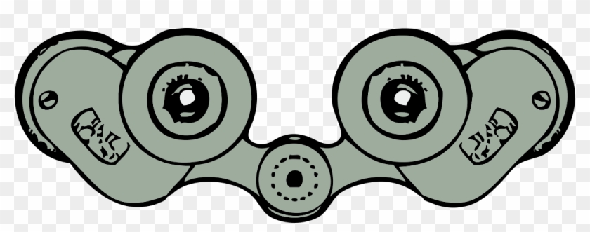Binoculars Rear View Clipart By Johnny Automatic - Clip Art #1700695