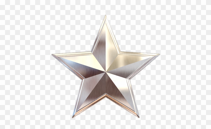 3 Type Of Shooting Star Png Image, Silver Star 3d Png - Silver Star Clip Art #1700730