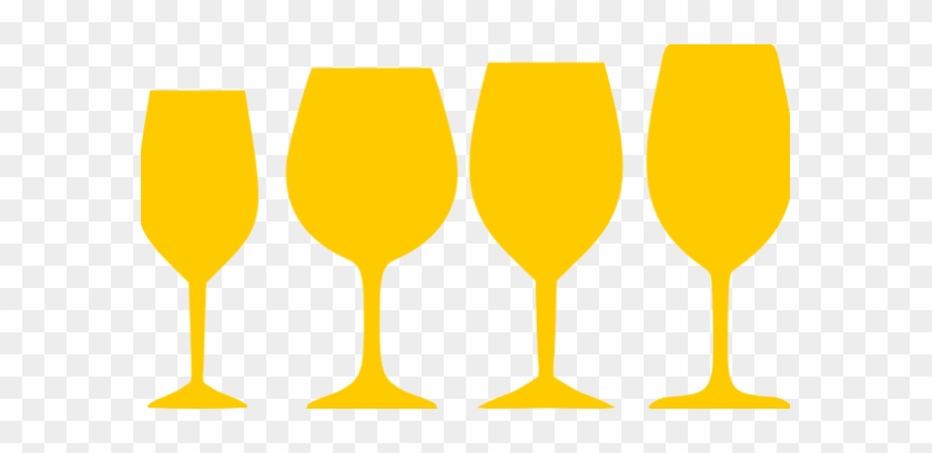 Orange Wine Glasses Contemporary Clip Art At Clker - Wine Glass Png Graphic #1700825