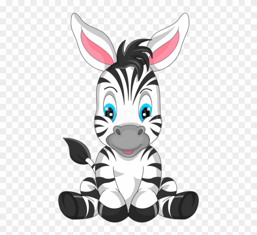 Free Png Download Cute Zebra Cartoon Clipart Png Photo - Baby Zebra Cartoon #1700953