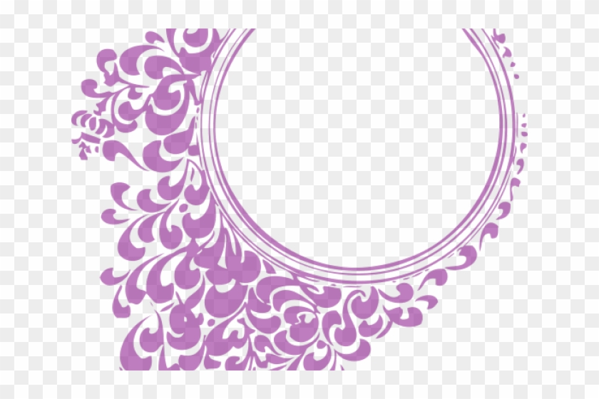 Floral Clipart Half Circle - Best Border Circle #1701042