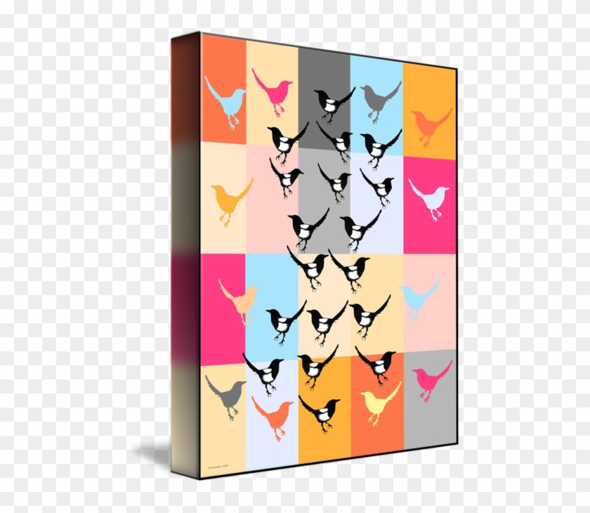 Magpie Quilt Print By T Forsman - Cartoon #1701104